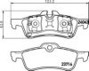 HELLA 8DB 355 011-351 Brake Pad Set, disc brake